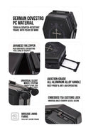 Coffin Rolling Suitcase