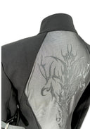 Open-Back Dragon Spine Blazer