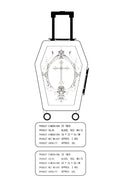 Coffin Rolling Suitcase