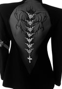 Open-Back Dragon Spine Blazer