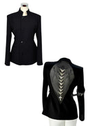 Open-Back Dragon Spine Blazer