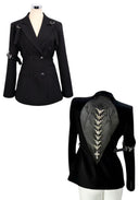 Open-Back Dragon Spine Blazer
