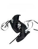 Midnight Fang Satin Shoes