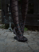Midnight Fang Satin Shoes