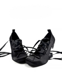 Midnight Fang Satin Shoes