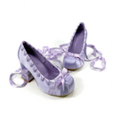 Lavander Satin Ballet Platform Heels