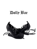 Midnight Fang Satin Shoes
