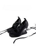 Midnight Fang Satin Shoes