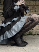 Midnight Fang Satin Shoes