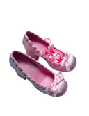 Pink Satin Ballet Platform Heels