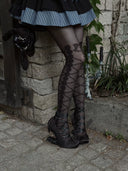Midnight Fang Satin Shoes