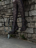 Midnight Fang Satin Shoes