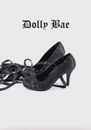 Noir Ballet Stiletto Heels