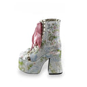 Retro Embroidered Heeled Boots
