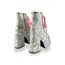 Retro Embroidered Heeled Boots